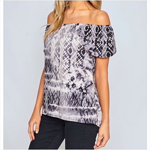 📍SALE Boho Chic Cap Off Shoulder Flowy Top SM - Picture 5 of 7